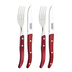 Tramontina Churrasco bestickset 4 delar natur