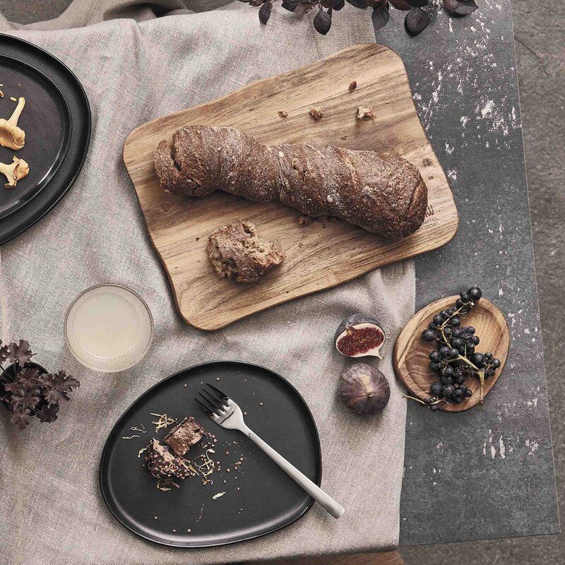 Aida Raw Teak Partyplatta 13x11,4 cm 2-pack