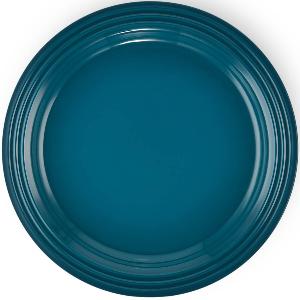 Le Creuset Signature tallrik 27 cm deep teal