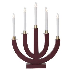 Star Trading Eli Adventsljusstake 47 cm Röd