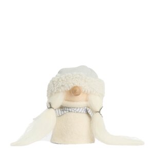 Åsas Tomtebod Elsa tomte 11 cm vit