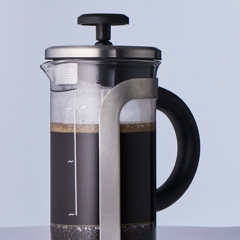 Aerolatte Presskanna 3 koppar svart