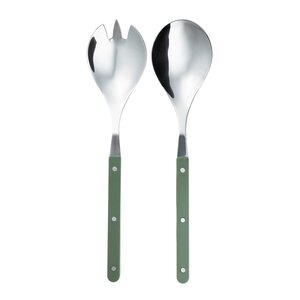 Stiernholm Prima Verde salladsbestick 28,5 cm stål/grön