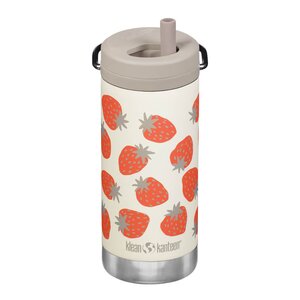Klean Kanteen TKWide termosmugg 35 cl med vridlock Strawberries
