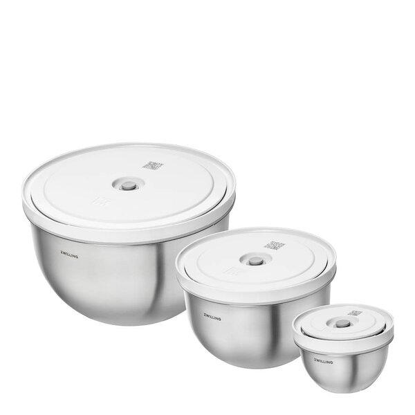 Zwilling Fresh & Save vakuumskålset 6 delar rostfritt stål