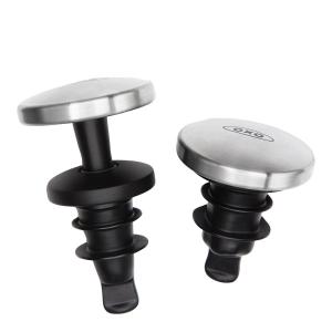 Oxo Självstängande Vinpropp 2-pack Svart