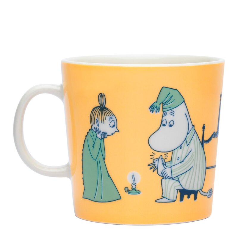 MoominArabia Muminmugg bokstav K 40 cl gul