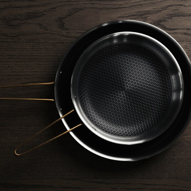 Vargen & Thor Arvet Modell XB Jr stekpanna 22 cm svart/mässing