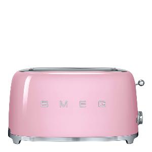 SMEG Brödrost 4 skivor TSF02 Rosa