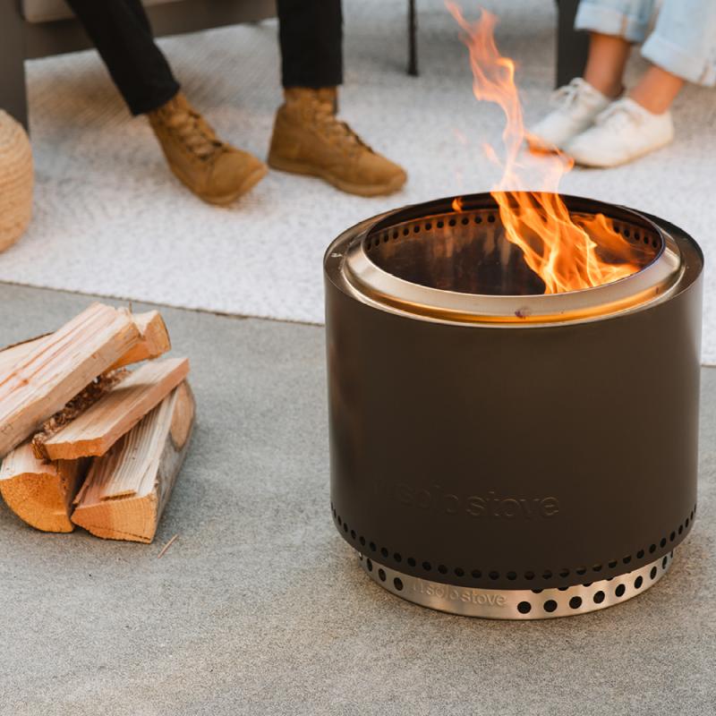 Solo Stove Bonfire + stand 2.0 rökfri eldstad 49,5x44,5 cm ash