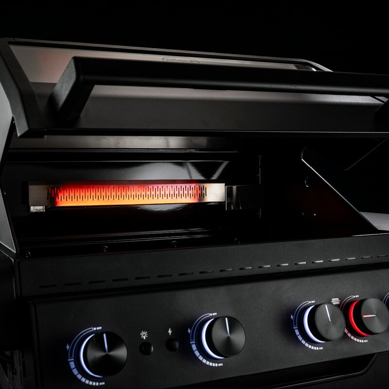 Rösle AllFlame Hero 4 gasolgrill 21000W svart