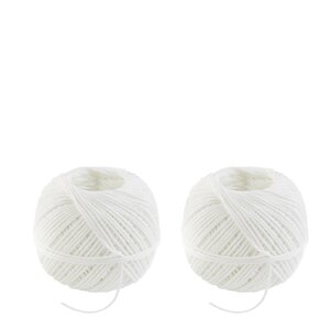 Gefu Filio kökssnöre 50 m 2-pack vit