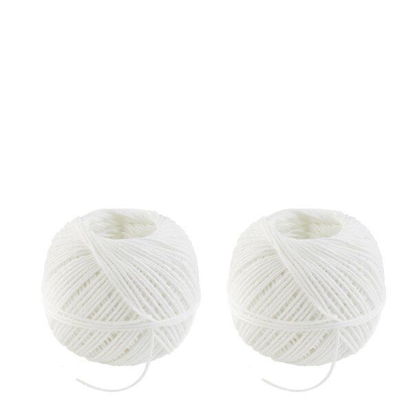 Gefu Filio kökssnöre 50 m 2-pack vit