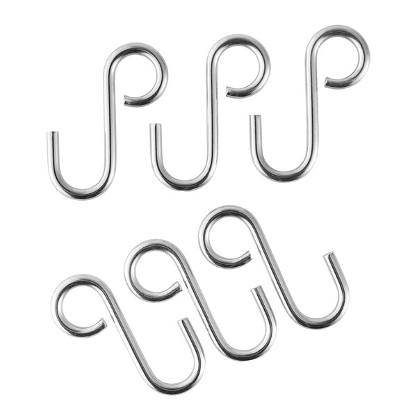 Eva Solo S-krokar 6-pack rostfritt stål