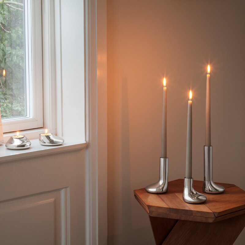 Eva Solo Mellow ljusstake 3-pack silver