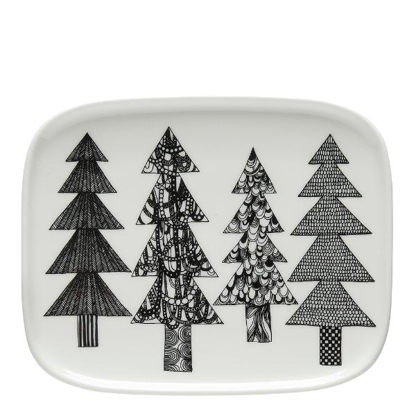 Marimekko, Oiva Kuusikossa Tallrik 15x12 cm - Kitch'n