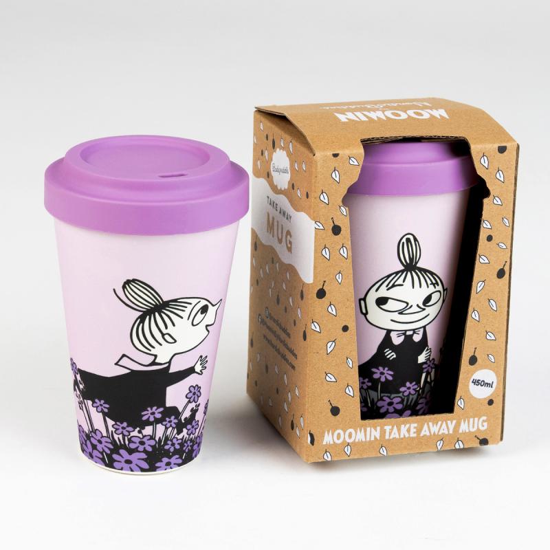 Nordicbuddies Mumin take away mugg 45 cl Lilla My på sommaren lila