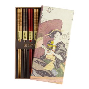 Tokyo Design Studio Chopstick gåvoset ätpinnar 5-pack rings