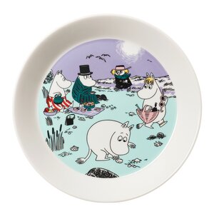 MoominArabia Mumin assiett 19 cm En dag på stranden