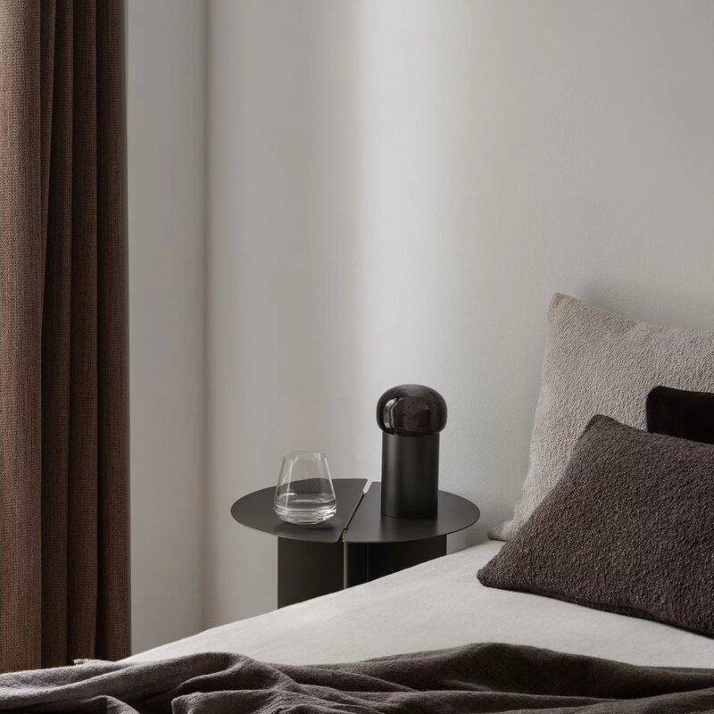 Blomus Iris LED-lampa 18 cm gun metal