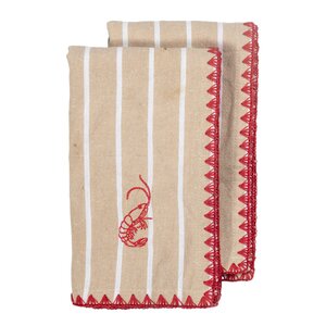 ByOn Bubba Tygservett 45x45 cm 2-pack beige