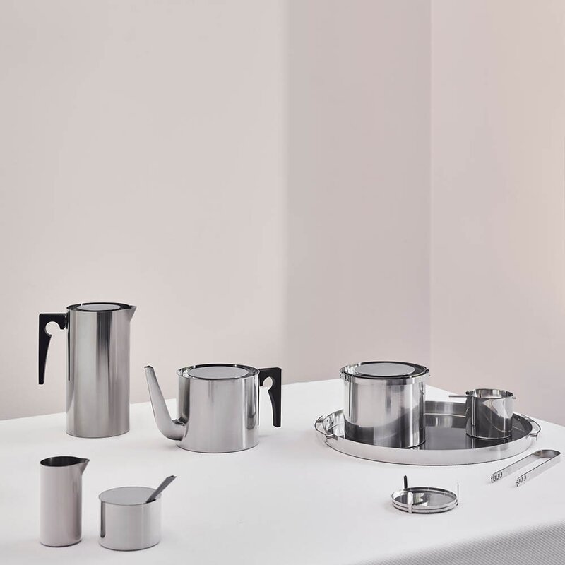Stelton Arne Jacobsen sockerskål 20 cl stål