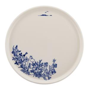 MoominArabia Haru Mumintallrik 25 cm vit/blå