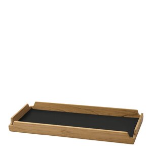 LIND DNA Airy teak bricka 36,6x14,6 cm Black Ink