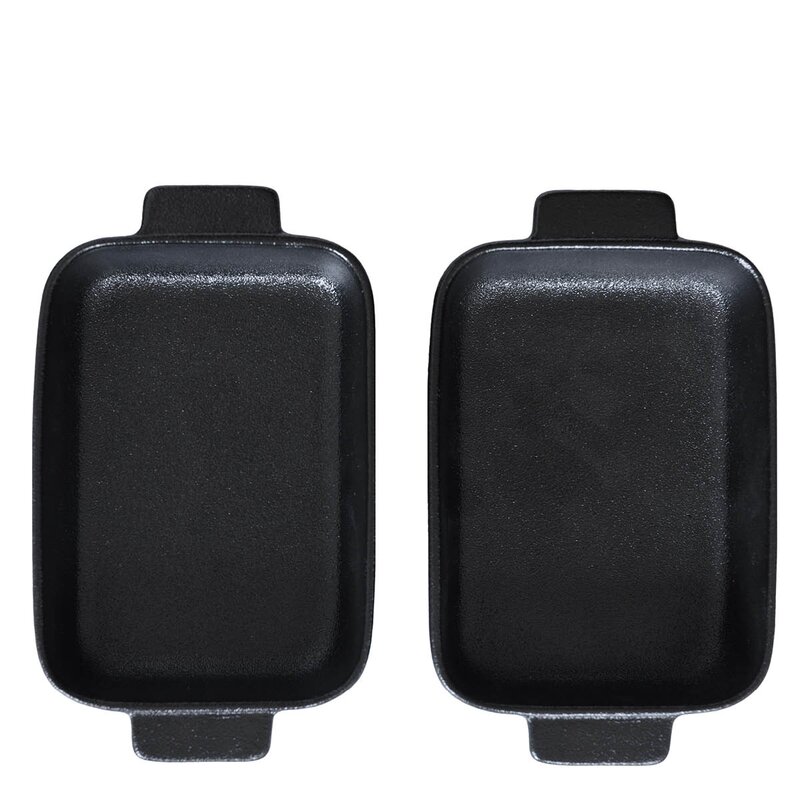 Satake Ugnsform porslin 19x11 cm 2-pack svart