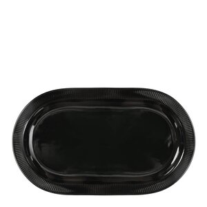 Sagaform Inka serveringsfat 34x20 cm svart
