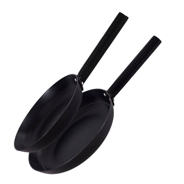 Vargen & Thor Aska DUO gjutjärnspanna 2 delar 24+28 cm svart