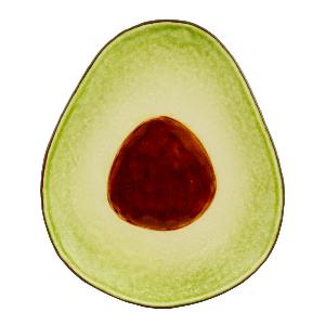 Bordallo Pinheiro Tropical Fruits Tallrik Avocado Grön