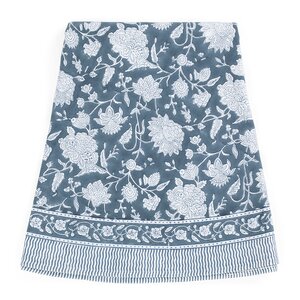 Chamois Indian Rose rund duk Ø160 cm true navy