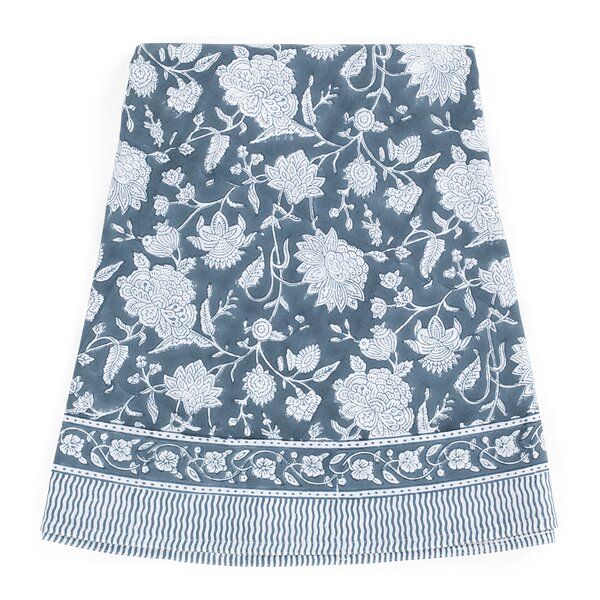 Chamois Indian Rose rund duk Ø160 cm true navy