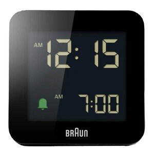 Braun Väckarklocka digital 7,6 cm svart