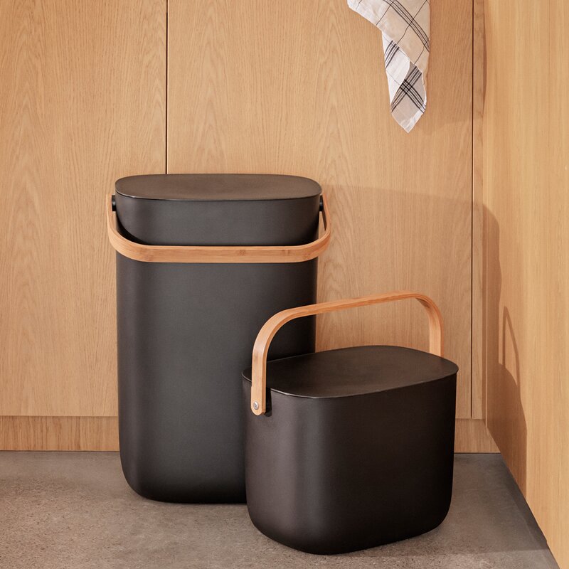 Eva Solo Reflect sopsorteringshink 16 L för 2 påsar svart