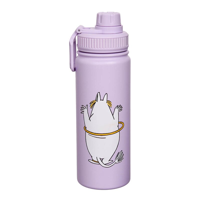 Nordicbuddies Mumin termoflaska 0,55 L Snorkfröken dansar lila