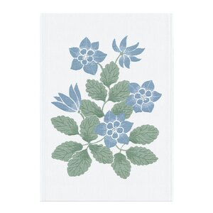 Ekelund Ängsblå kökshandduk 35x50 cm blå/grön