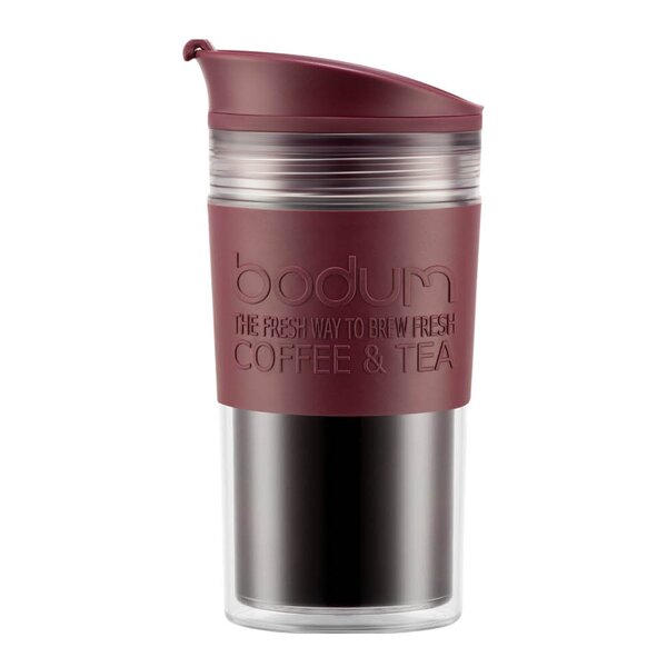 Bodum Travel Mug resemugg 35 cl dubbelvägg cranberry