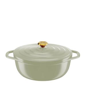 Tefal Air Soft Light gryta oval 5,7 L 30x23 cm linnegrön