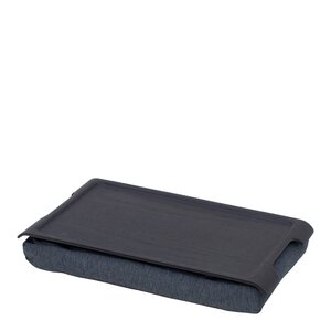 Bosign Laptray knäbricka anti-slip 43x23 cm svart/grå