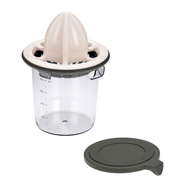 Lurch Citruspress med behållare 400 ml vit/grå/klar