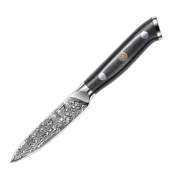 Damascus by Haws Skalkniv 20 cm svart