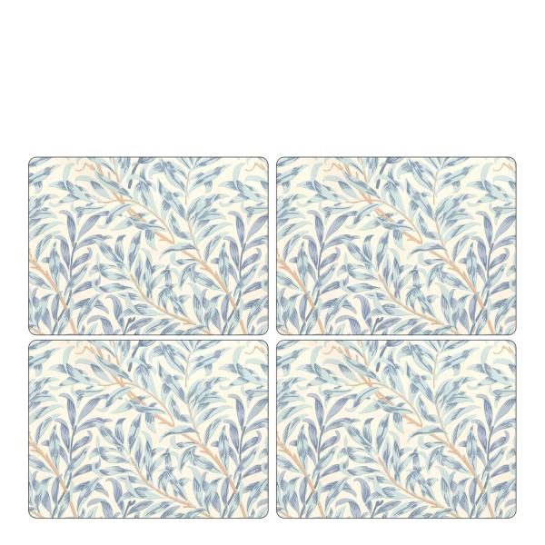 Pimpernel Pure Morris Bordstablett 30x40 cm 4-pack Willow Bough blå