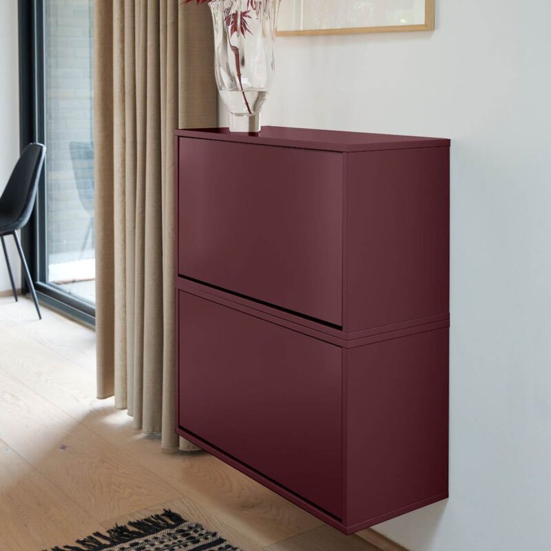 ReCollector Skobox 70x30x40 cm Maroon Red