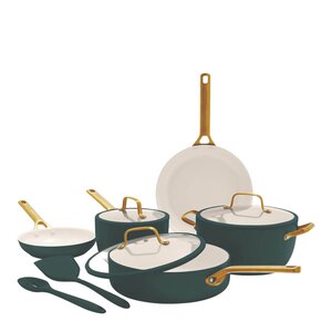 GreenPan Padova Reserve keramisk grytset 10 delar Pine Green