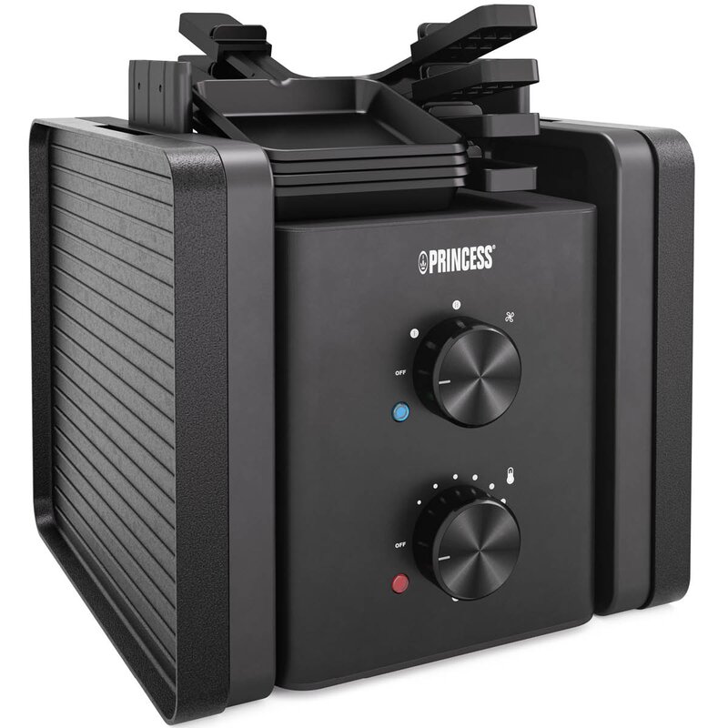 PRINCESS Rökfri raclette 162660 20x23 cm 1500W keramisk