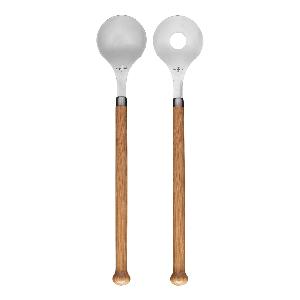 Sagaform Nature Salladsbestick Trä/Rostfri