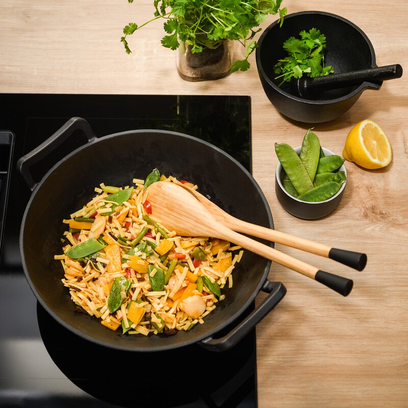 Maku Wokpanna i gjutjärn 30 cm 3,5 L
