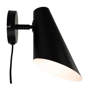 Dyberg Larsen Cale vägglampa 24,5 cm svart